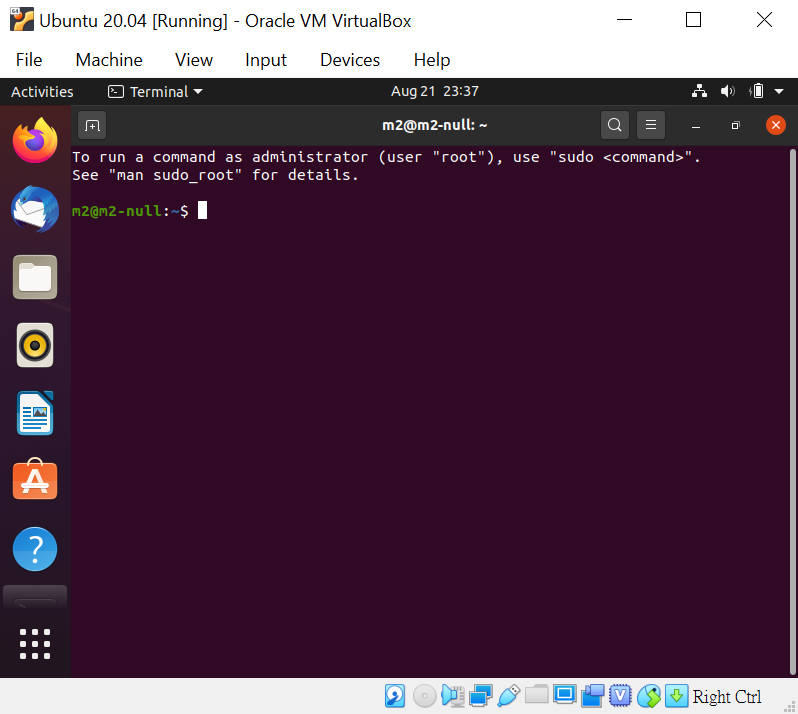 Select Install Ubuntu